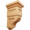 Ekena Millwork 4"W x 4 3/4"D x 8"H Small Reyes Wood Corbel, Red Oak CORW04X04X08RYRO - alternate 1